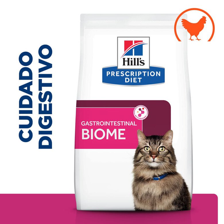 Hill's Prescription Diet Gastrointestinal Biome Pollo pienso para gatos, , large image number null